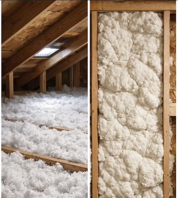 Comparison of blown-in attic insulation and spray-foam wall insulation by Canadian Insulation Experts